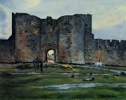 Frederic Bazille Queens Gate at Aigues-Mortes Sweden oil painting artist